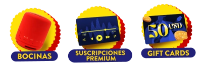 Bocinas, Suscripciones premium y Gift Cards