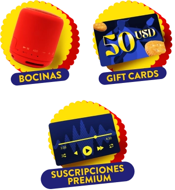 Bocinas, Suscripciones premium y Gift Cards